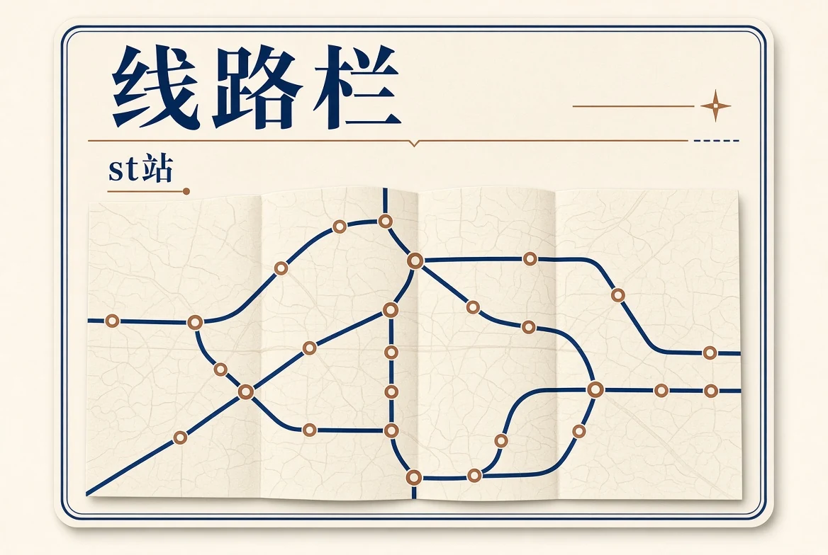 线路栏视觉
